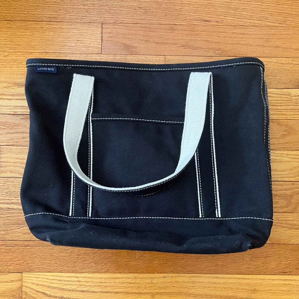 Lands End canvas tote